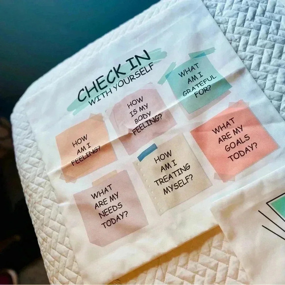 Throw Pillow Cover Set Positive Affirmations NWOT: Set of 3 Covers 18”x 18” - Picture 4 of 5